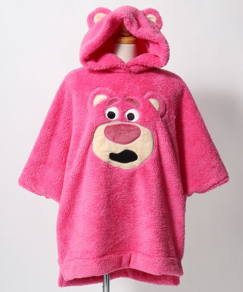 Disney（ディズニー）の「Disney（ディズニー）キャラクターなりきりボアパーカー/ポンチョ/仮装/ルームウェア レディース（パーカー・レディース・グレー/ブルー/ターコイズブルー/ホワイト×ピンク/ライトブラウン/ピンク系その他/ホワイト×レッド/ホワイト×ブルー/イエロー/ブラウン/ホワイト/ライトグレー/ピンク/グリーン・M）」の13枚目の写真