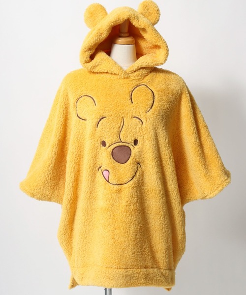 Disney（ディズニー）の「Disney（ディズニー）キャラクターなりきりボアパーカー/ポンチョ/仮装/ルームウェア レディース（パーカー・レディース・グレー/ブルー/ターコイズブルー/ホワイト×ピンク/ライトブラウン/ピンク系その他/ホワイト×レッド/ホワイト×ブルー/イエロー/ブラウン/ホワイト/ライトグレー/ピンク/グリーン・M）」の12枚目の写真