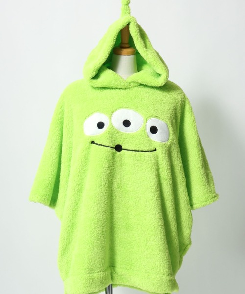 Disney（ディズニー）の「Disney（ディズニー）キャラクターなりきりボアパーカー/ポンチョ/仮装/ルームウェア レディース（パーカー・レディース・グレー/ブルー/ターコイズブルー/ホワイト×ピンク/ライトブラウン/ピンク系その他/ホワイト×レッド/ホワイト×ブルー/イエロー/ブラウン/ホワイト/ライトグレー/ピンク/グリーン・M）」の9枚目の写真