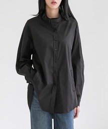 Max J（マックスジェイ）の「【Max J】ハイスタンドスリットシャツ（Tシャツ/カットソー）」