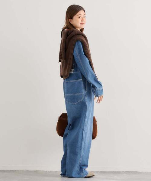 スピックアンドスパン spick&span デニムジャンプスーツ オールインワン Spick & Span（スピックアンドスパン）の「#【5 1/2】デニムジャンプ