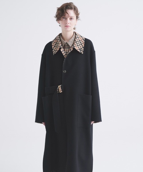 CULLNI for DAKS LONDON Tie Locken Long Coat（チェスターコート