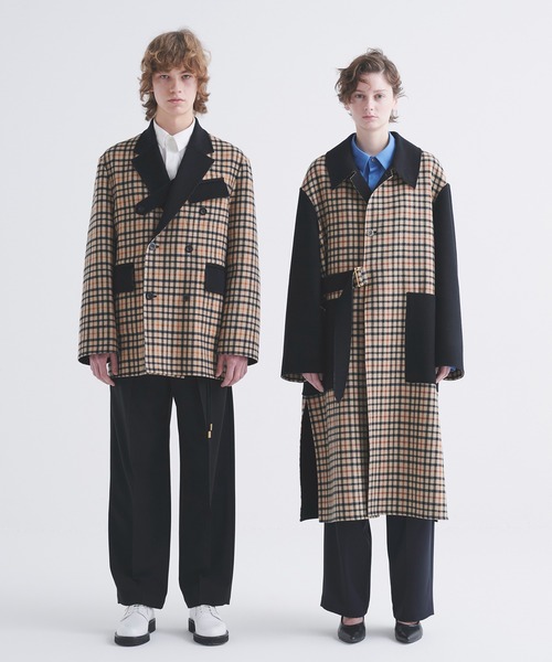 CULLNI for DAKS LONDON Tie Locken Long Coat（チェスターコート
