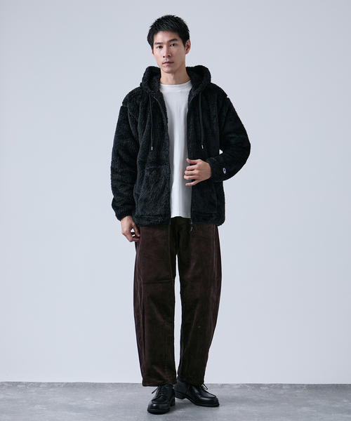 Champion(チャンピオン)の「【Champion/チャンピオン】ジップ フーデッドジャケット(パーカー・メンズ・ブラック/オリーブ・MEDIUM/LARGE)」の3枚目の写真