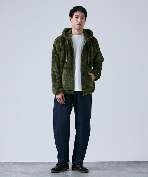 Champion(チャンピオン)の「【Champion/チャンピオン】ジップ フーデッドジャケット(パーカー・メンズ・ブラック/オリーブ・MEDIUM/LARGE)」の7枚目の写真