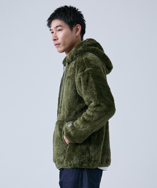 Champion(チャンピオン)の「【Champion/チャンピオン】ジップ フーデッドジャケット(パーカー・メンズ・ブラック/オリーブ・MEDIUM/LARGE)」の9枚目の写真