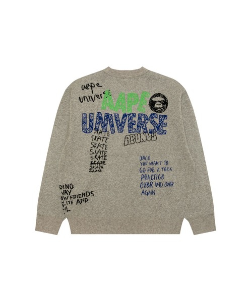 AAPE BY A BATHING APE（エーエイプバイアベイシングエイプ）の「AAPE BASIC KNIT（ニット/セーター・メンズ・アイボリー/オフホワイト・MEDIUM/LARGE/X-LARGE/SMALL）」の3枚目の写真