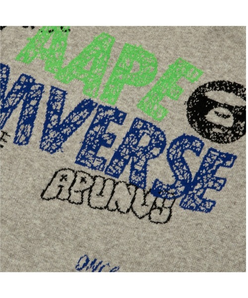 AAPE BY A BATHING APE（エーエイプバイアベイシングエイプ）の「AAPE BASIC KNIT（ニット/セーター・メンズ・アイボリー/オフホワイト・MEDIUM/LARGE/X-LARGE/SMALL）」の6枚目の写真
