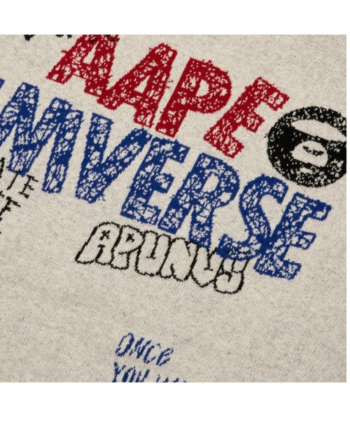 AAPE BY A BATHING APE（エーエイプバイアベイシングエイプ）の「AAPE BASIC KNIT（ニット/セーター・メンズ・アイボリー/オフホワイト・MEDIUM/LARGE/X-LARGE/SMALL）」の10枚目の写真