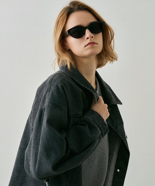NUEF (ヌエフ)の「ホックスタイルサングラス|カラーレンズ|トレンド|紫外線対策|UVカット|サングラス|NUEF|COLOR SUNGLASSES(サングラス・レディース・ブラック系その他/ブラック・FREE)」の11枚目の写真