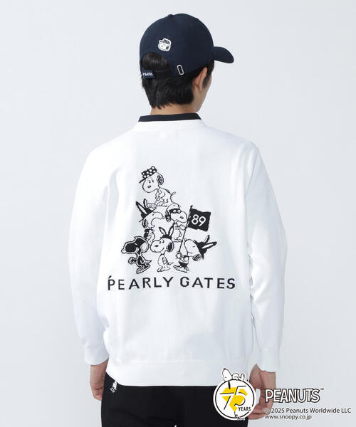 PEARLY GATES(パーリーゲイツ)の「【PEARLY GATES】【SNOOPY】14G 部分JQクルーネックニットプルオーバー(ニット/セーター・メンズ・ホワイト・MEDIUM/LARGE)」の18枚目の写真