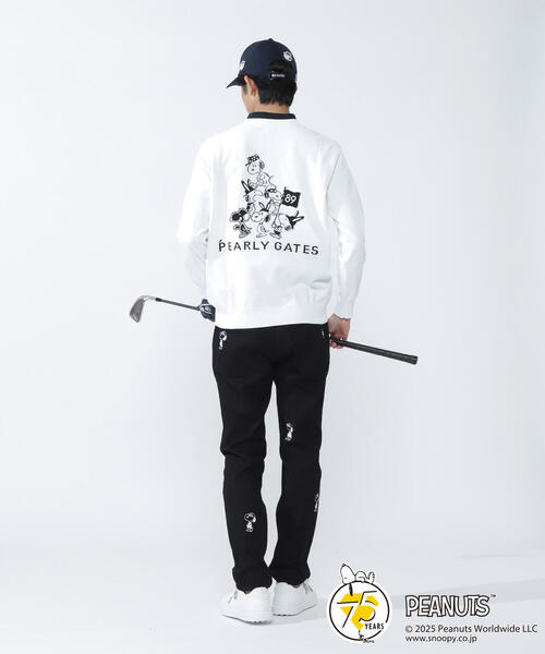 PEARLY GATES(パーリーゲイツ)の「【PEARLY GATES】【SNOOPY】14G 部分JQクルーネックニットプルオーバー(ニット/セーター・メンズ・ホワイト・MEDIUM/LARGE)」の15枚目の写真