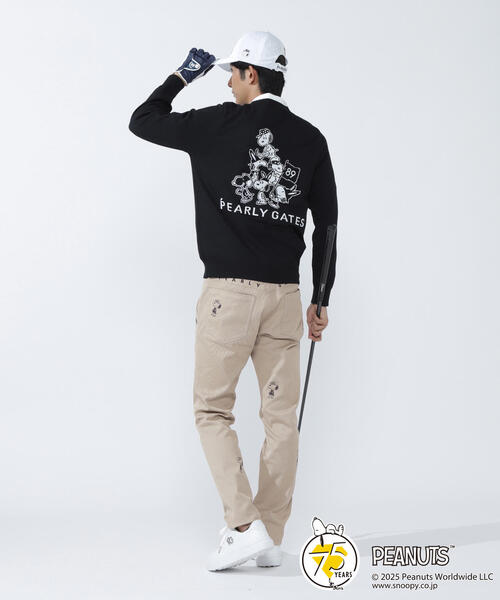 PEARLY GATES(パーリーゲイツ)の「【PEARLY GATES】【SNOOPY】14G 部分JQクルーネックニットプルオーバー(ニット/セーター・メンズ・ホワイト・MEDIUM/LARGE)」の10枚目の写真