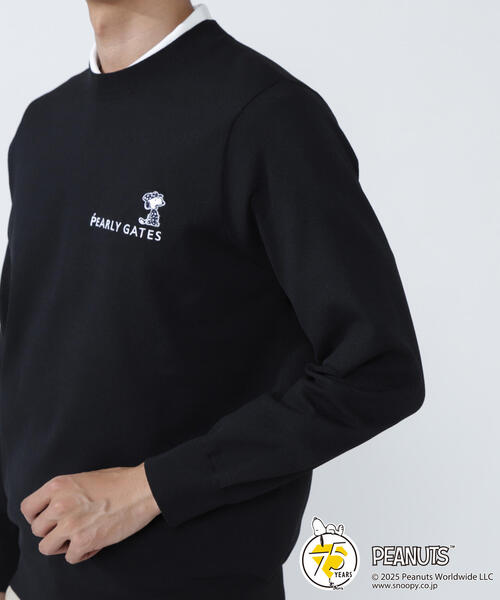 PEARLY GATES(パーリーゲイツ)の「【PEARLY GATES】【SNOOPY】14G 部分JQクルーネックニットプルオーバー(ニット/セーター・メンズ・ホワイト・MEDIUM/LARGE)」の6枚目の写真