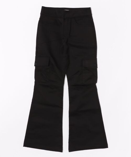Miseki SEOUL(ミセキソウル)の「PANEL CARGO BOOTSCUT PANTS(その他パンツ・レディース・ブラック/チャコールグレー・1/2)」の11枚目の写真