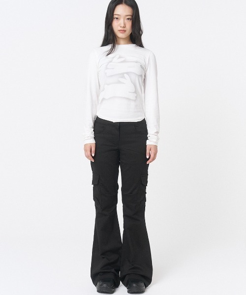 パンツ MISEKISEOUL Pocket cargo bootscut pants PANEL CARGO BOOTSCUT PANTS（その他パンツ）｜Miseki SEOUL