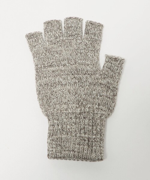 Black Sheep（ブラックシープ）の「＜BLACKSHEEP＞フィンガーレス グローブ（手袋・メンズ・ベージュ/ダークグレー/ブラック・FREE）」の7枚目の写真