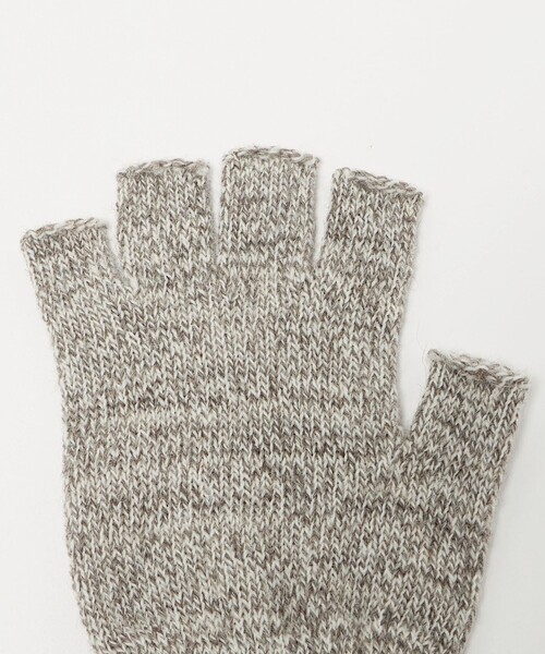 Black Sheep（ブラックシープ）の「＜BLACKSHEEP＞フィンガーレス グローブ（手袋・メンズ・ベージュ/ダークグレー/ブラック・FREE）」の9枚目の写真