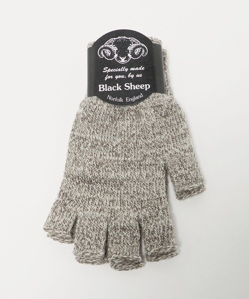 Black Sheep（ブラックシープ）の「＜BLACKSHEEP＞フィンガーレス グローブ（手袋・メンズ・ベージュ/ダークグレー/ブラック・FREE）」の12枚目の写真