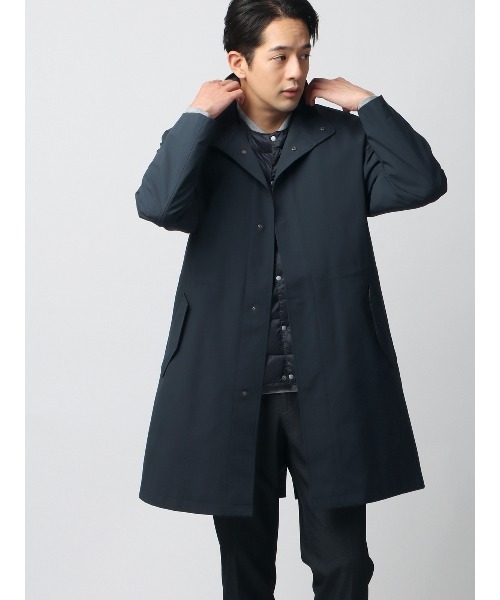 TAION（タイオン）の「スタンドカラーコート 撥水 ポリエステル TAIONダウンベスト付き（その他アウター・メンズ・ベージュ/ネイビー・LL/3L/S/M/L）」の2枚目の写真