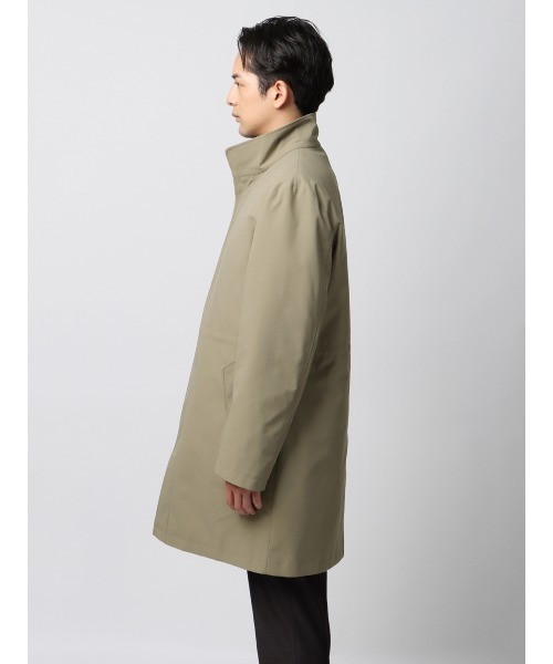 TAION（タイオン）の「スタンドカラーコート 撥水 ポリエステル TAIONダウンベスト付き（その他アウター・メンズ・ベージュ/ネイビー・LL/3L/S/M/L）」の4枚目の写真