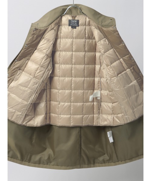 TAION（タイオン）の「スタンドカラーコート 撥水 ポリエステル TAIONダウンベスト付き（その他アウター・メンズ・ベージュ/ネイビー・LL/3L/S/M/L）」の6枚目の写真
