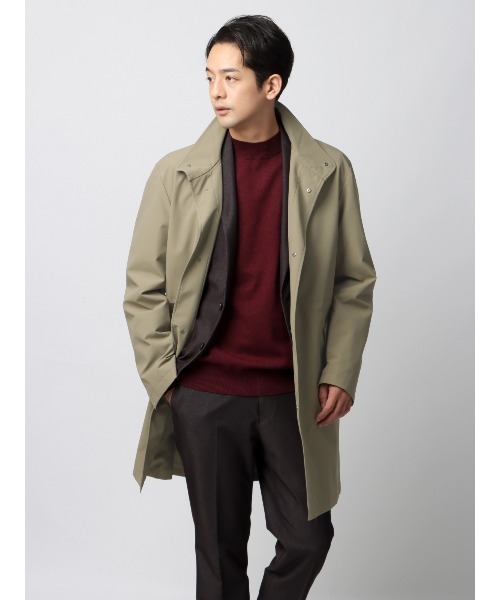 TAION（タイオン）の「スタンドカラーコート 撥水 ポリエステル TAIONダウンベスト付き（その他アウター・メンズ・ベージュ/ネイビー・LL/3L/S/M/L）」の11枚目の写真