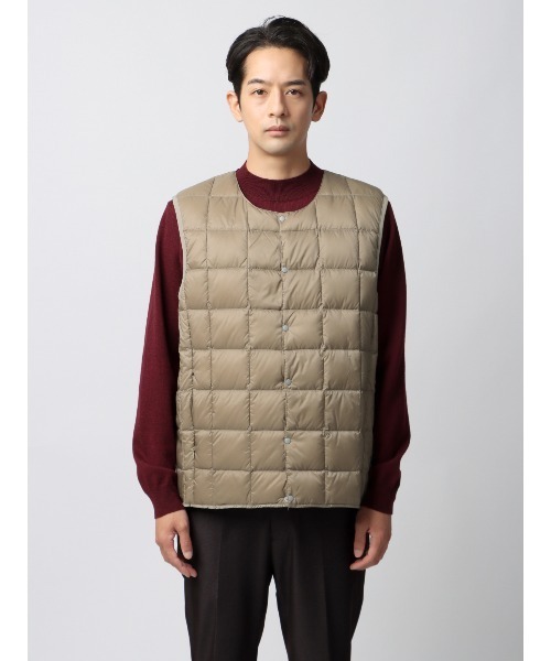 TAION（タイオン）の「スタンドカラーコート 撥水 ポリエステル TAIONダウンベスト付き（その他アウター・メンズ・ベージュ/ネイビー・LL/3L/S/M/L）」の12枚目の写真