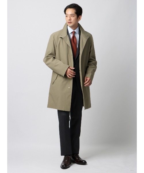 TAION（タイオン）の「スタンドカラーコート 撥水 ポリエステル TAIONダウンベスト付き（その他アウター・メンズ・ベージュ/ネイビー・LL/3L/S/M/L）」の15枚目の写真