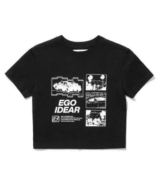 Millo Archive（ミロ アーカイブ）の「エゴアイディアルTシャツ[ブラック]（Tシャツ/カットソー・レディース・その他・SMALL/MEDIUM/LARGE/X-LARGE）」の2枚目の写真