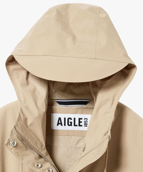 AIGLE（エーグル）の「透湿防水 ロングトレンチコート（トレンチコート・レディース・ダークネイビー/ベージュ・M/L/S/XS）」の17枚目の写真