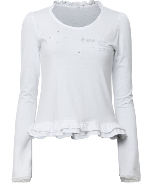 FLAREUP(フレアアップ)の「Muta Frill Puff T-Shirt (FL-189_White)(Tシャツ/カットソー・レディース・ホワイト・1/2)」の6枚目の写真