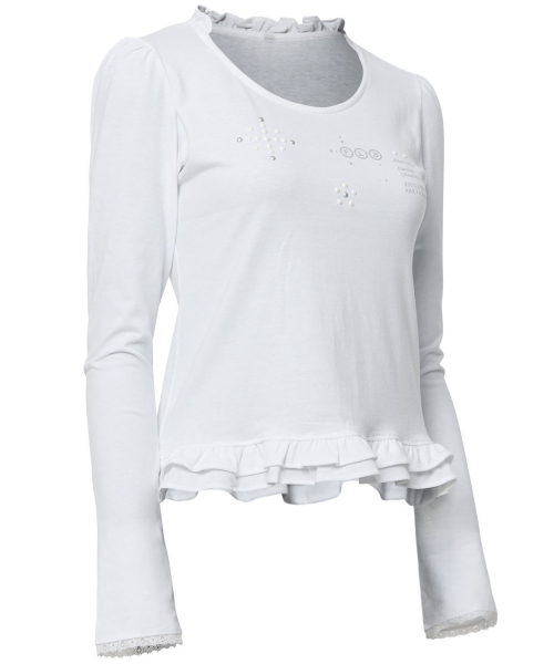 FLAREUP(フレアアップ)の「Muta Frill Puff T-Shirt (FL-189_White)(Tシャツ/カットソー・レディース・ホワイト・1/2)」の7枚目の写真