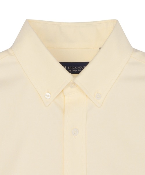 TOKYO SHIRTS（トウキョウシャツ）の「フレンチブルドッグ刺繍 オックスフォードシャツ（シャツ/ブラウス・メンズ・イエロー・M/L/LL）」の3枚目の写真