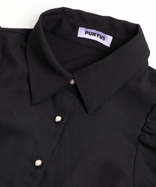 PUNYUS（プニュズ）の「マムルークスリーブワンピース（ワンピース・レディース・サックスブルー/ブラック/ベージュ・1/2/3/4）」の20枚目の写真