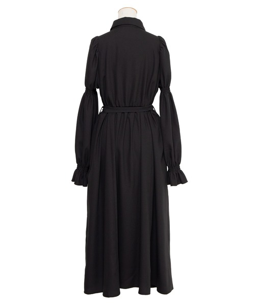 PUNYUS（プニュズ）の「マムルークスリーブワンピース（ワンピース・レディース・サックスブルー/ブラック/ベージュ・1/2/3/4）」の15枚目の写真