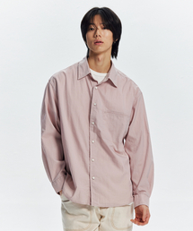 FEATHER CN RELAXED SHIRT 002 _ INDIAN PINK