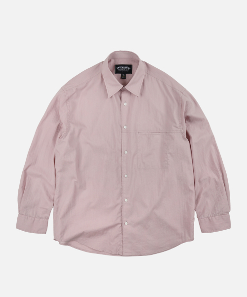 FRIZMWORKS(フリズムワークス)の「FEATHER CN RELAXED SHIRT 002 _ INDIAN PINK(シャツ/ブラウス・メンズ・その他・SMALL/MEDIUM/LARGE/X-LARGE)」の2枚目の写真