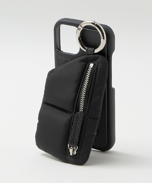 ajew（エジュー）の「＜ajew＞PUFFER iPhone15ケース（スマホケース/カバー・レディース・ブラック/ブラウン系/ライトブルー・FREE）」の9枚目の写真