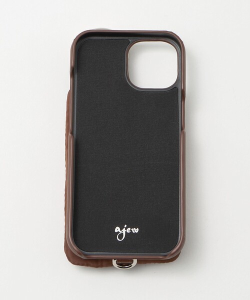 ajew（エジュー）の「＜ajew＞PUFFER iPhone15ケース（スマホケース/カバー・レディース・ブラック/ブラウン系/ライトブルー・FREE）」の14枚目の写真