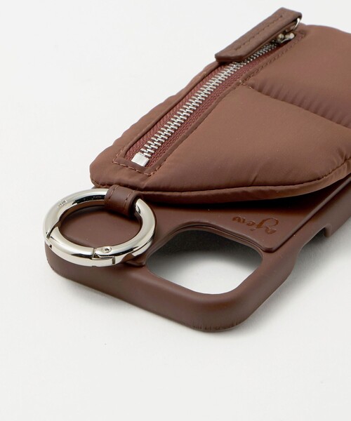 ajew（エジュー）の「＜ajew＞PUFFER iPhone15ケース（スマホケース/カバー・レディース・ブラック/ブラウン系/ライトブルー・FREE）」の15枚目の写真