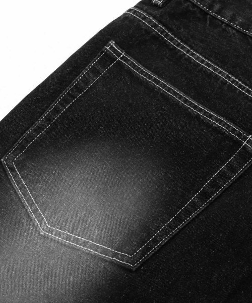 TRILLION(トリリオン)の「フロントウォッシュワイドデニムパンツ(NORMAL BLACK)(デニムパンツ・レディース・その他・MEDIUM/LARGE/X-LARGE/SMALL)」の21枚目の写真