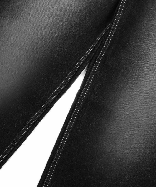 TRILLION(トリリオン)の「フロントウォッシュワイドデニムパンツ(NORMAL BLACK)(デニムパンツ・レディース・その他・MEDIUM/LARGE/X-LARGE/SMALL)」の22枚目の写真