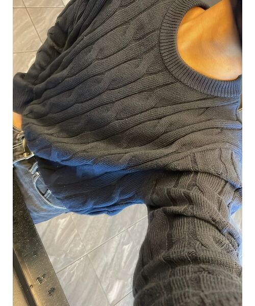 TRILLION(トリリオン)の「フロントウォッシュワイドデニムパンツ(NORMAL BLACK)(デニムパンツ・レディース・その他・MEDIUM/LARGE/X-LARGE/SMALL)」の13枚目の写真