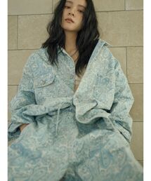 Ungrid | ペイズリーデニムカバーオール(カバーオール)