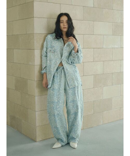 Ungrid（アングリッド）の「ペイズリーデニムカバーオール（カバーオール・レディース・ブルー・FREE）」の5枚目の写真