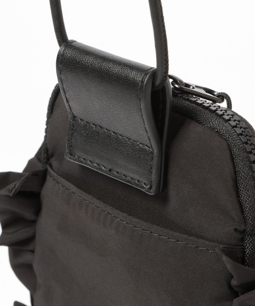 BAYFLOW（ベイフロー）の「[軽量!!スマホとお財布がこれひとつに♪]フリルライトミニショルダー（ショルダーバッグ・レディース・ブラック/ベージュ・FREE）」の14枚目の写真