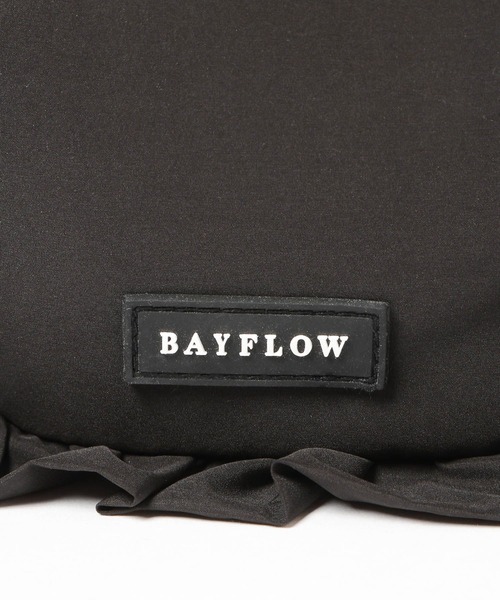 BAYFLOW（ベイフロー）の「[軽量!!スマホとお財布がこれひとつに♪]フリルライトミニショルダー（ショルダーバッグ・レディース・ブラック/ベージュ・FREE）」の17枚目の写真