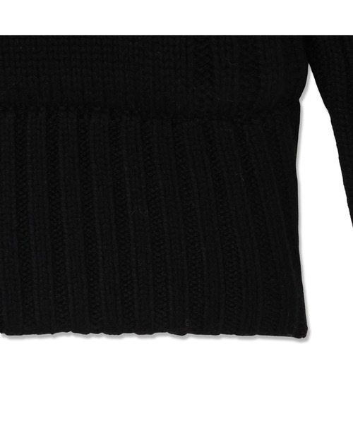 GUESS JEANS（ゲスジーンズ）の「GUESS JEANS Long Sleeves Zipped Fur Cardi カーディガン（カーディガン/ボレロ・レディース・ブラック・MEDIUM/SMALL/X-SMALL）」の5枚目の写真