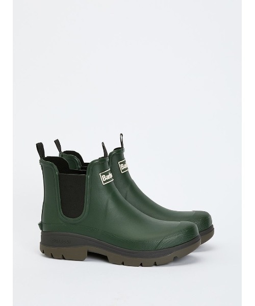 Barbour(バブアー)の「Nimbus サイドゴア ショート レインブーツ(メンズ)(レインシューズ・メンズ・オリーブ/ブラック・8/9/7)」の3枚目の写真